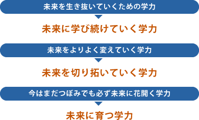 未来型学力の流れ
